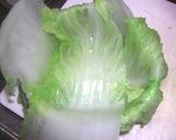 ザルごと煮込むミンチの白菜包み煮作り方3写真