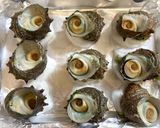 貝のお尻を安定させて焼く方法例えばサザエ作り方5写真
