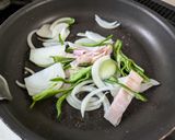 きしめんナポリタン作り方3写真