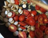 ◆簡単♪ベーコンとプチトマトのパスタ◆作り方3写真