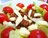 食べるラー油でタコライス＠電子レンジで作り方4写真