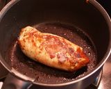 バジルチキンのモッツアレラ巻き作り方3写真