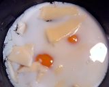 ベーコンとほうれん草のチーズオムレツ。作り方3写真