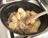 新じゃがの肉みそ煮込み作り方2写真