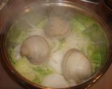 はまぐりの新キャベツ蒸し～♪作り方1写真