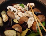 夏野菜の味噌バター～♪作り方5写真