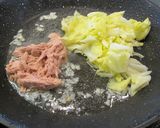 ツナとキャベツのペペロンチーノ♬作り方5写真