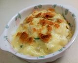 お鍋１つで簡単！新たまほうれん草グラタン作り方6写真
