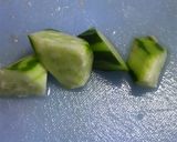 お弁当に☆きゅうり＆さけのフレーク作り方1写真