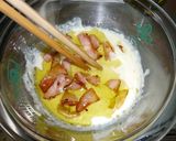 豆乳とガーリックdeがっつりパスタ❤作り方3写真