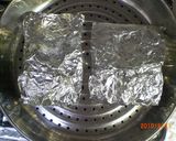 鰆とチンゲン菜のホイル蒸し作り方2写真
