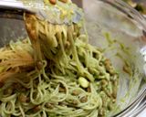 濃厚クリーミー。私のアボカド納豆パスタ作り方5写真