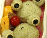 お手軽緑キャラのお弁当♪～カエル君～作り方5写真