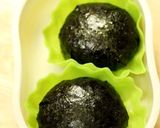 カエルの合唱おにぎり♪キャラ弁作り方1写真