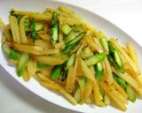 アスパラとじゃがいものバターしょうゆ炒め作り方7写真