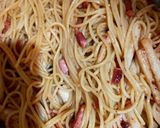 長芋とベーコンのバター醤油パスタ作り方5写真