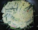 にらと豚肉のチヂミ ✿作り方5写真