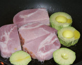 ハムステーキとアボカドのとろりチーズがけ作り方4写真