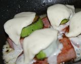 ハムステーキとアボカドのとろりチーズがけ作り方8写真