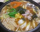 味噌ミンチスープ鍋作り方6写真