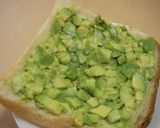 大好き★アボガドトースト作り方3写真