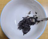 きな粉と黒ゴマクリームの、トースト作り方1写真