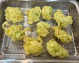 田中家の”育ちすぎたオクラ”のかき揚げ作り方6写真