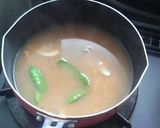 ✿はちくときぬさやの✿お味噌汁✿作り方7写真