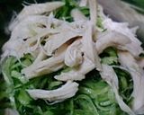 きゅうりと鶏の胡麻和え作り方3写真