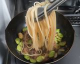 ❤そらまめ・新たま・桜えびの春パスタ❤作り方9写真