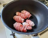 夕飯に!絹揚げと豚バラくるくるのお酢煮作り方5写真