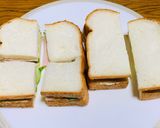 シャッキリきゅうりとハムとチーズのサンドイッチ🥪作り方9写真