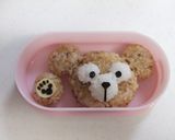 運動会♪　ダッフィーキャラ弁当❤作り方1写真