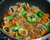 ほっこりカフェ　簡単イカのトマト煮作り方5写真