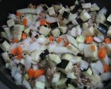 なすとひき肉のカレー作り方4写真