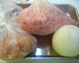 爆弾ハンバーグ (お肉のケーキｗ)作り方1写真