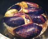 母の味⑤ひんやり♬茄子のゴマ風味炒め煮❤作り方4写真