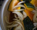 かぼちゃと豚こまの煮物作り方3写真