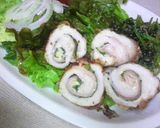マヨでささみのハムタラコ簡単巻き揚げ♪作り方7写真
