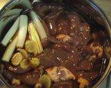 鶏レバーの甘辛煮。作り方2写真