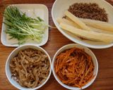 韓国海苔巻き(キムパッ)作り方1写真