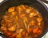 【簡単夕食】柔らか鶏胸肉と茄子と夏野菜のカレー作り方4写真