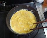 ☆ふんわり半熟卵に、ニラのあんかけ～☆作り方5写真
