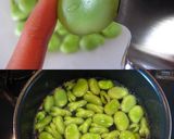 豆乳で♪そら豆とえびのミルク煮作り方3写真