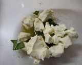 水菜とクリームチーズのサラダ作り方4写真