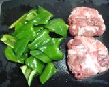 ☆豚肉とピーマンで、みそニンニク炒め☆作り方1写真