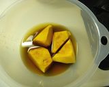 簡単レンジでチン!! かぼちゃの煮物作り方2写真