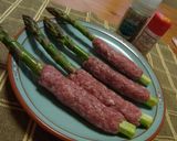アスパラのひき肉まきまき☆作り方5写真