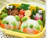簡単キャラ弁＊パンダ＆ブタのおにぎり。作り方11写真