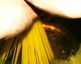 パスタのゆで方～中鍋で素早く完全水没～作り方3写真